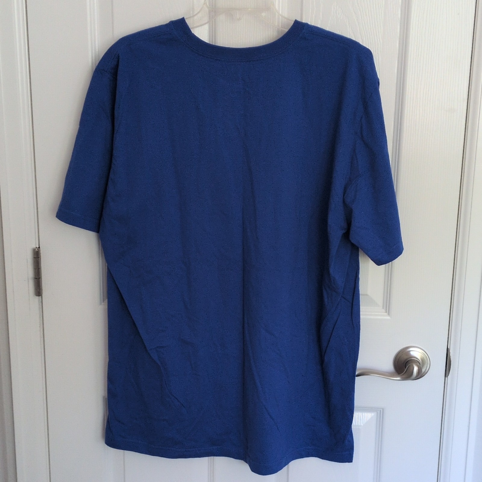 NWT Nike Men's Blue Football Graphic Logo Cotton Short Sleeve T-Shirt XL gallery