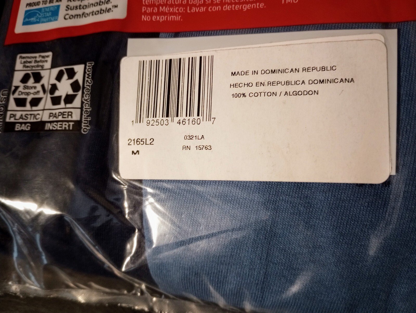 2 Pack Mens Hanes Tagless Tshirts Size MEDIUM Soft & Breathable Wicking Fabric gallery