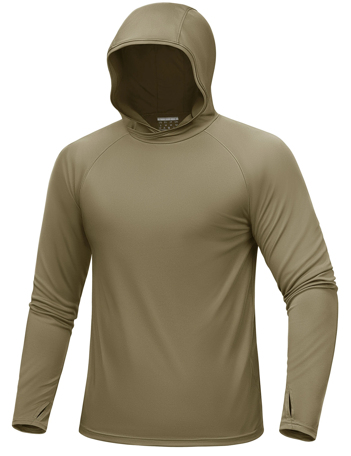 TACVASEN UPF 50+ Hooded T-Shirts Mens Quick Dry UV Block Sun Shirts Lightweight