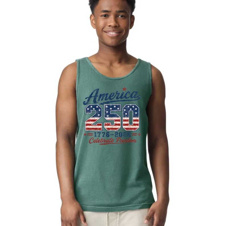 America 250 Years Independence Patriotic Tank Top gallery