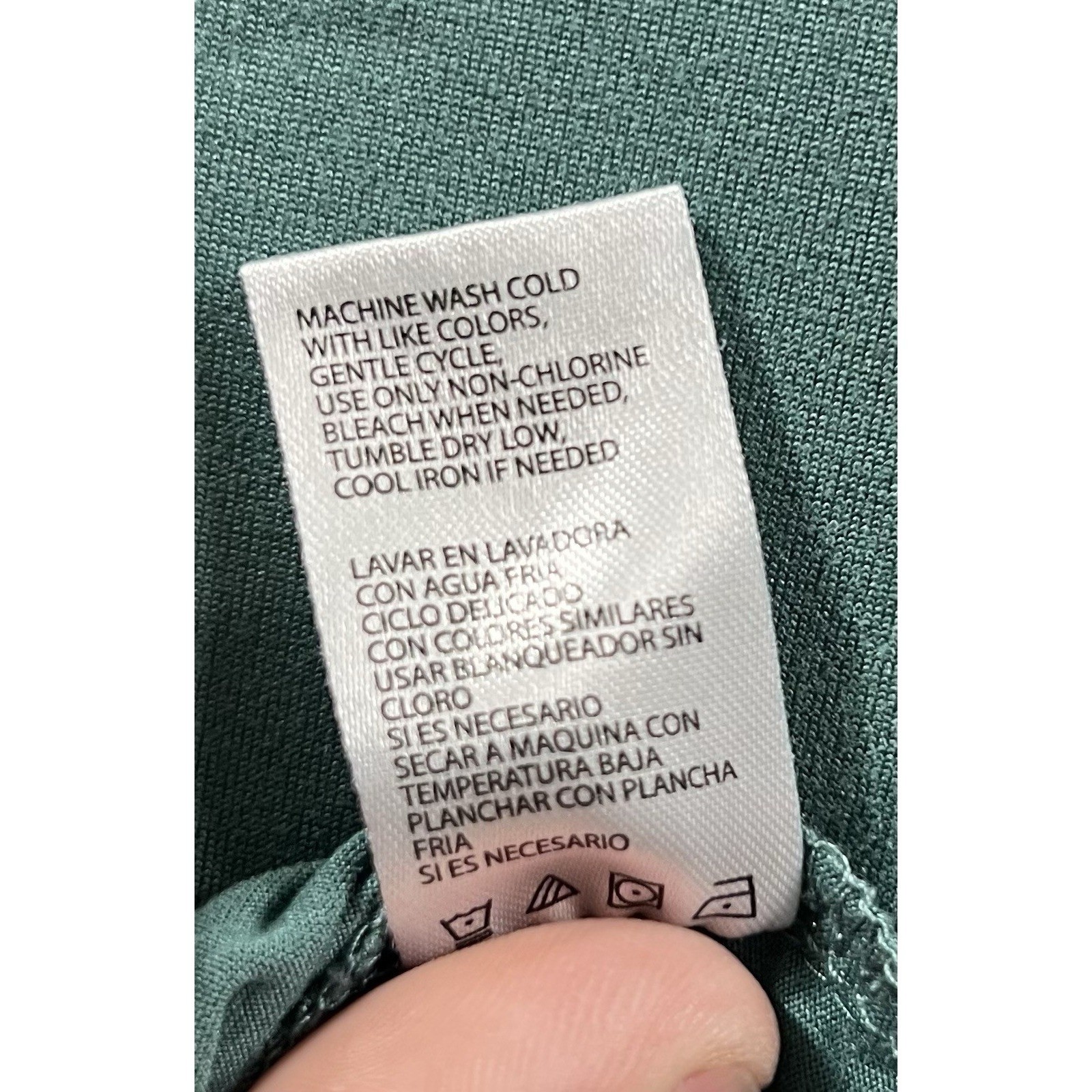 Weatherproof Vintage Men's XXL Green Performance Tee 95/5 Poly Spandex Stretch gallery