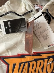 NEW Authentic Aape x NBA Mitchell & Ness WARRIORS Hoodie XL Bathing Ape BAPE