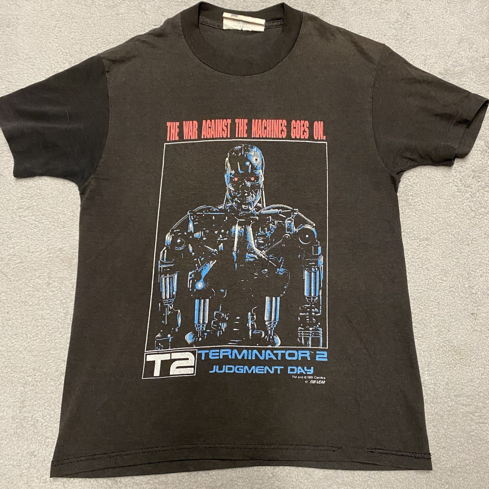 Vintage Terminator 2 Promo T Shirt Youth 1991 Judgement Day T2 See Measurments