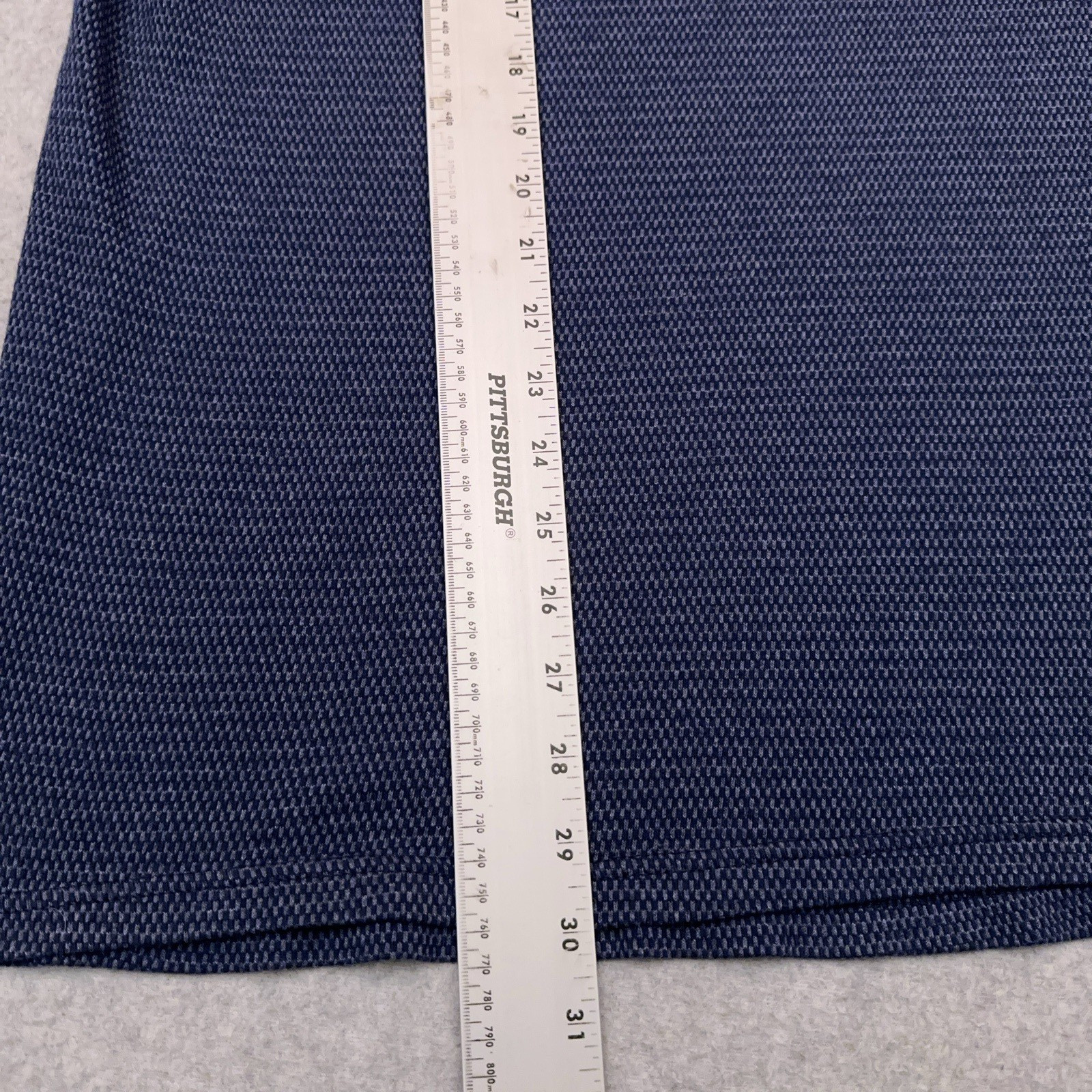 Vintage Starter Athletic T-Shirt Men's XXL Blue Geometric Embroidered Logo Crew gallery