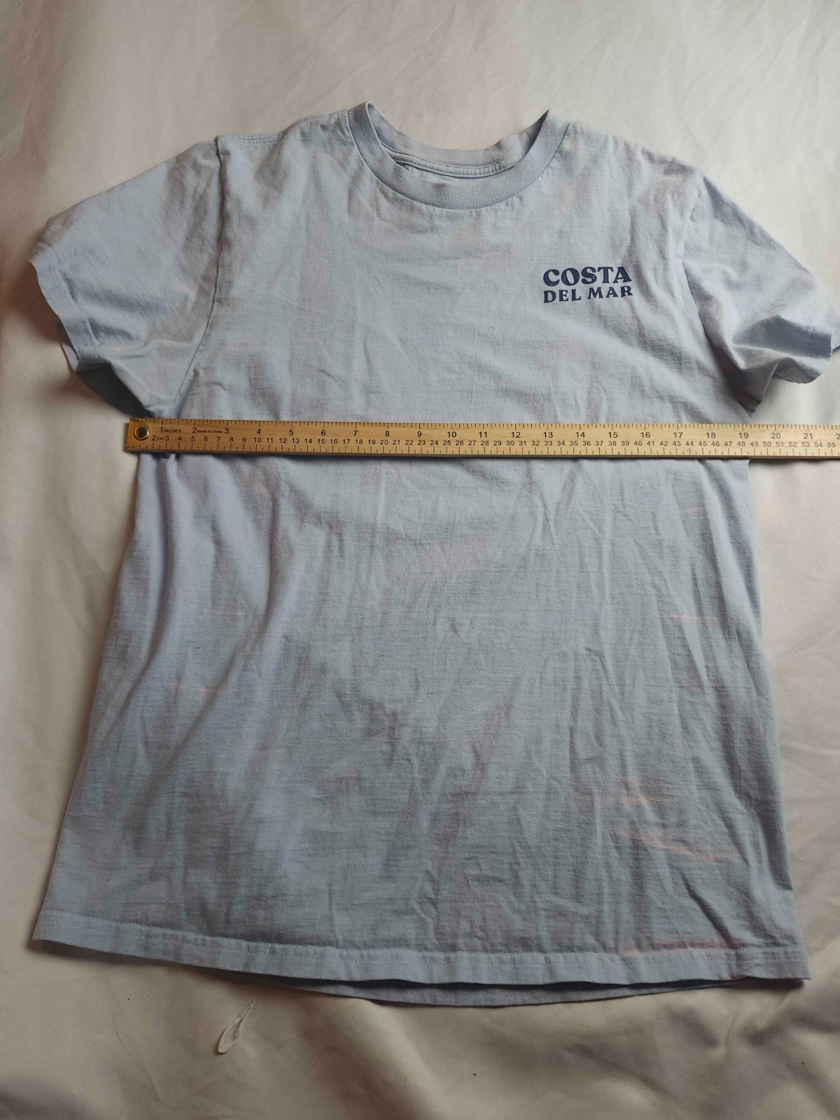 Costa Del Mar See What's Out There Souvenir T-Shirt Mens M Blue USA Flag Coastal gallery