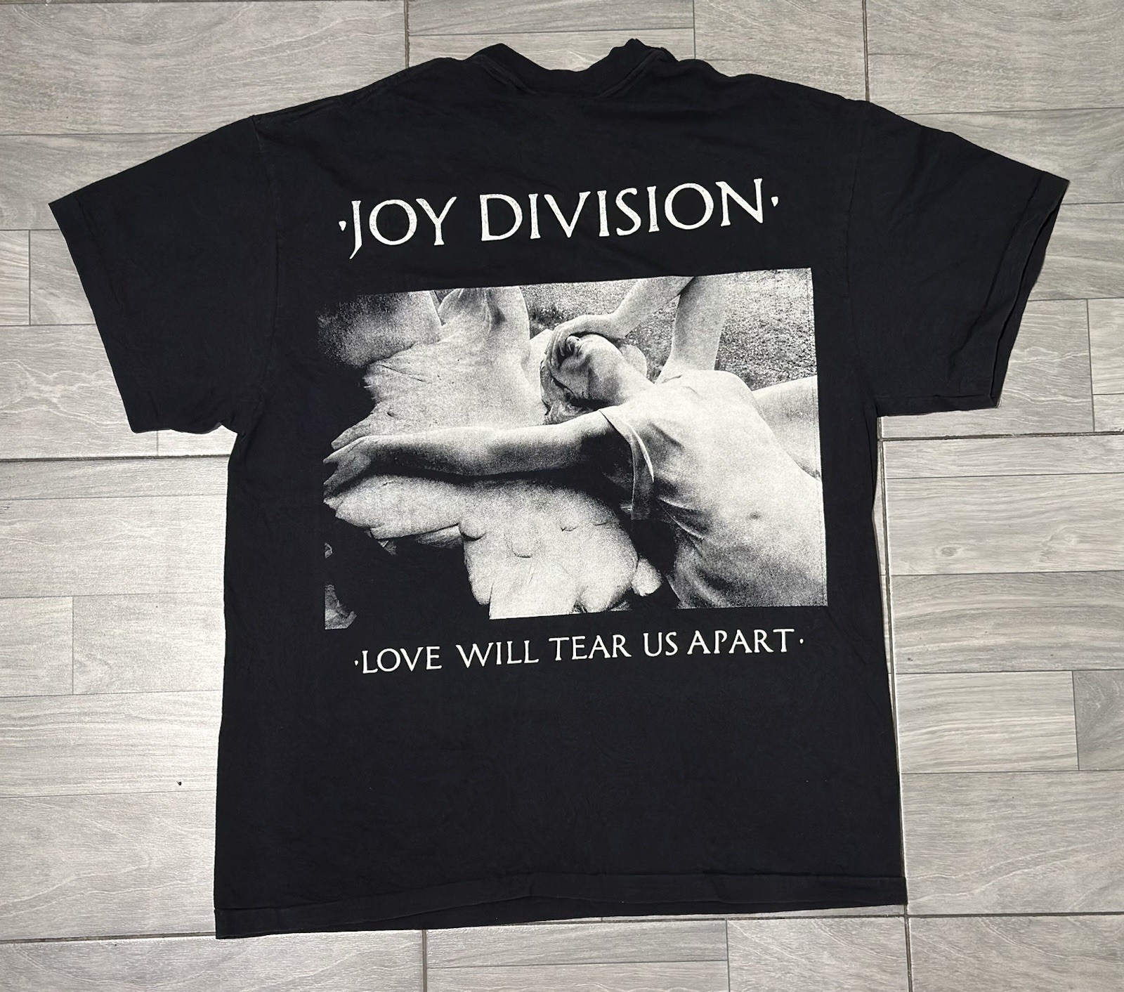 JOY DIVISION vintage 1995 UNKNOWN PLEASURES t shirt LOVE WILL TEAR US APART XL gallery