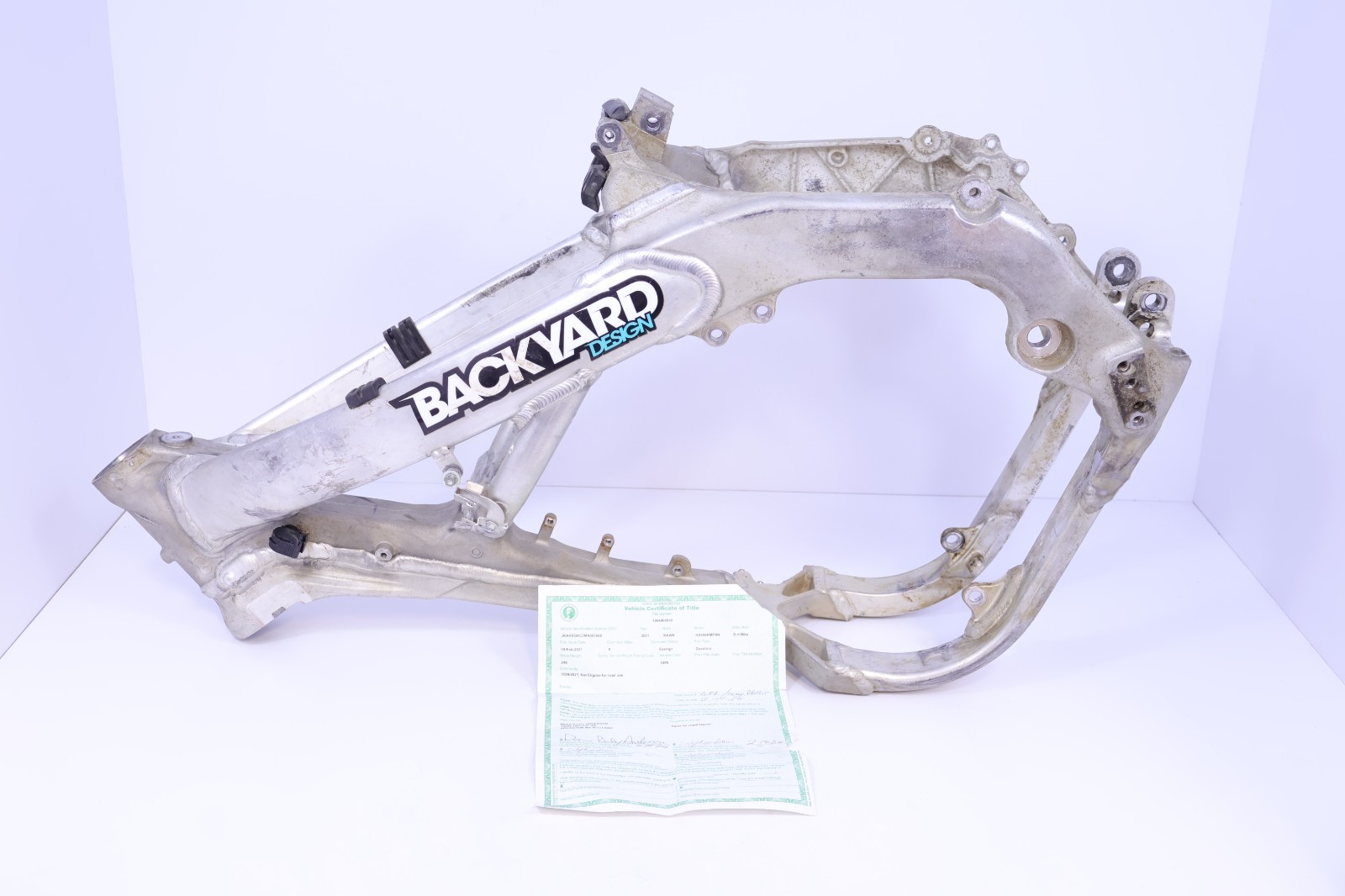 19-22 2021 Kawasaki KX450 Frame with T1TLE Main Chassis