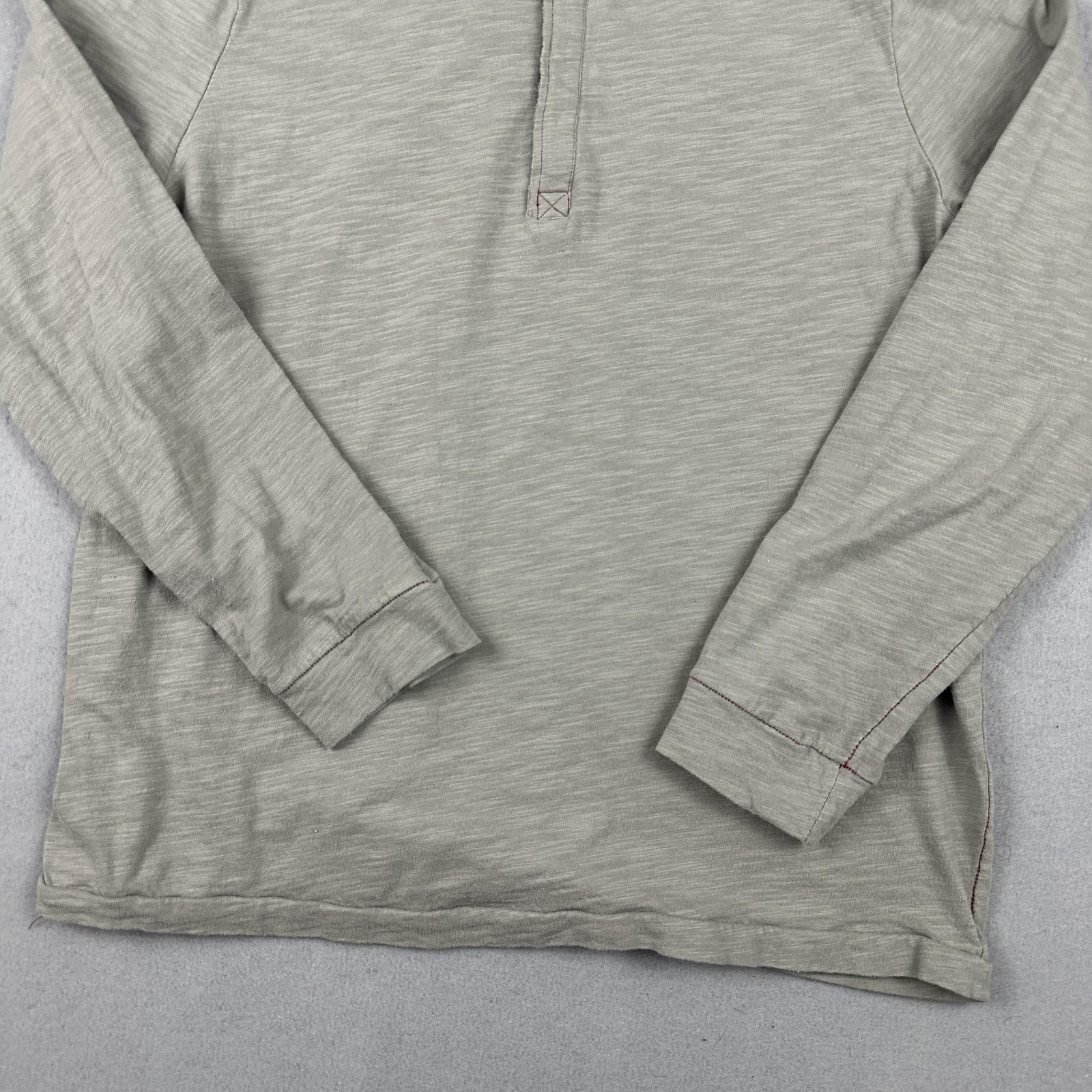 Carbon2cobalt Shirt Men Medium Green Henley Long Sleeve Cotton Casual Top M gallery