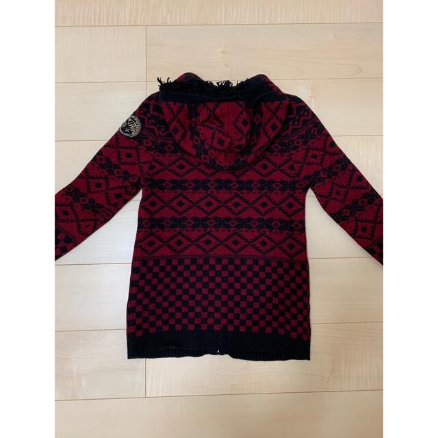 Diesel Sweater Hoodie Wool Nylon Fringed Size S Japan gallery