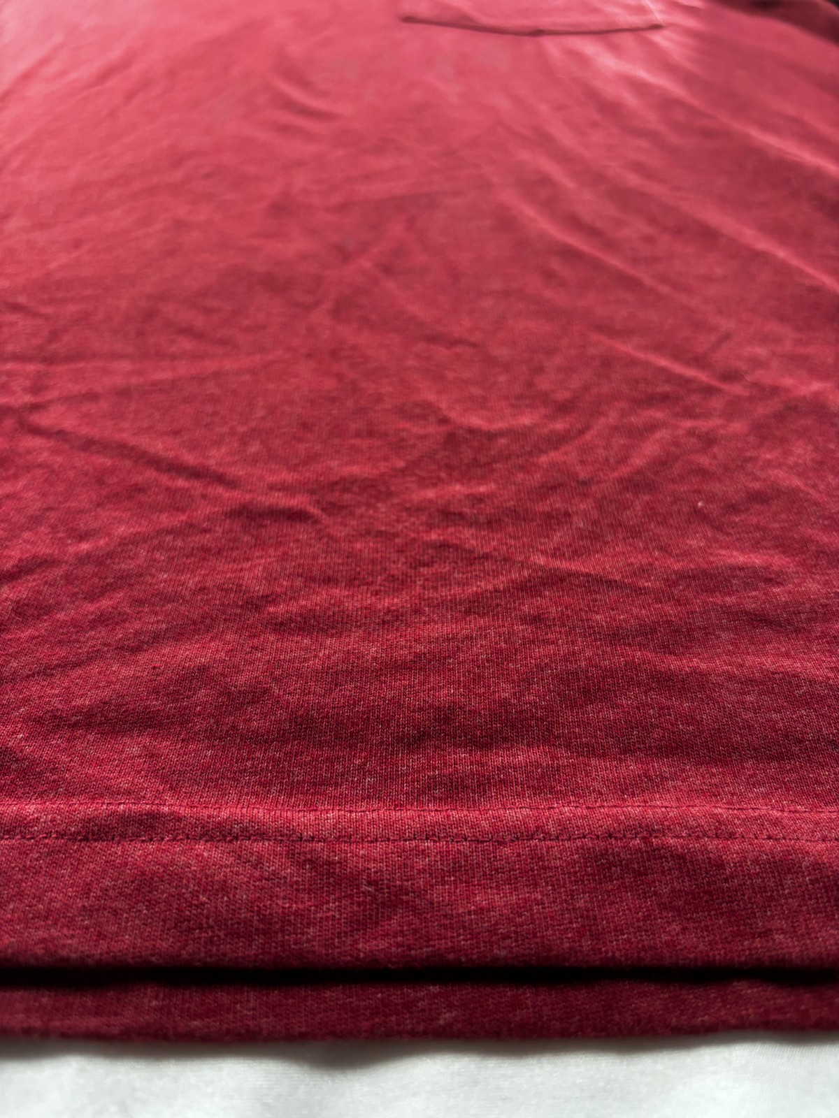 Duluth Trading Co Longtail T-Shirt Mens Sz Large Short Sleeve Red Pocket Tee gallery