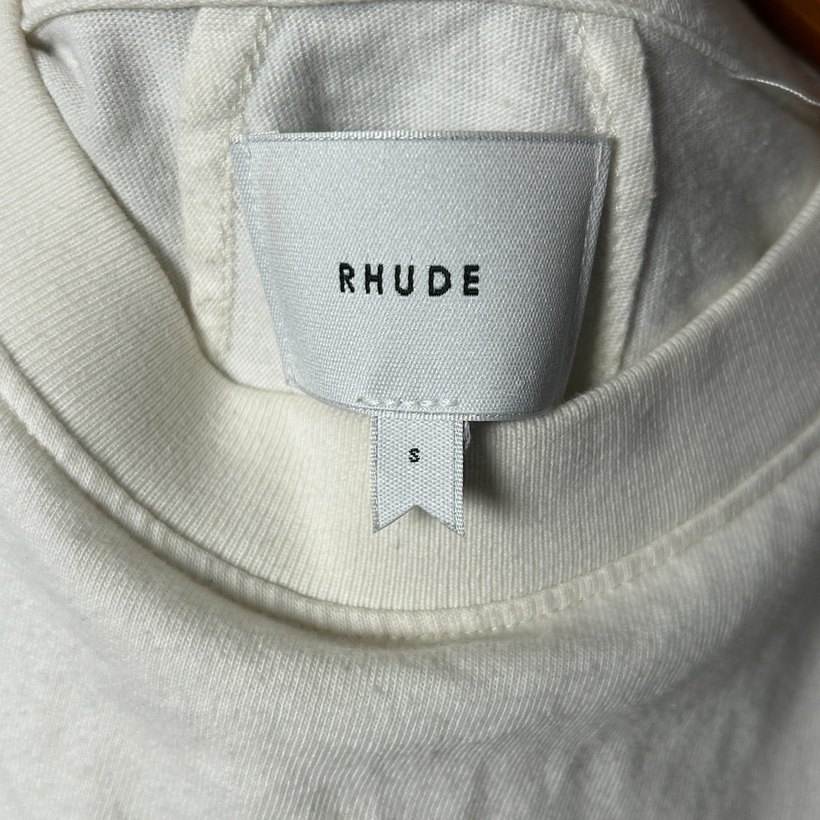 Rhude Legend Lives On Black Hills Graphic T-Shirt Vintage White Mens Small USA gallery