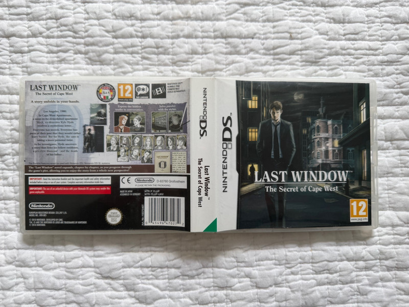 ds LAST WINDOW The Secret Of Cape West REGION FREE (Works On US Consoles) *PAL