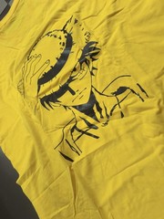 One Piece Monkey D. Luffy Graphic T-Shirt – Yellow
