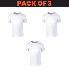 Pack 5 & 3 Gildan Ringspun T-Shirt Plain Softstyle Wear stag do hen Unisex GD001