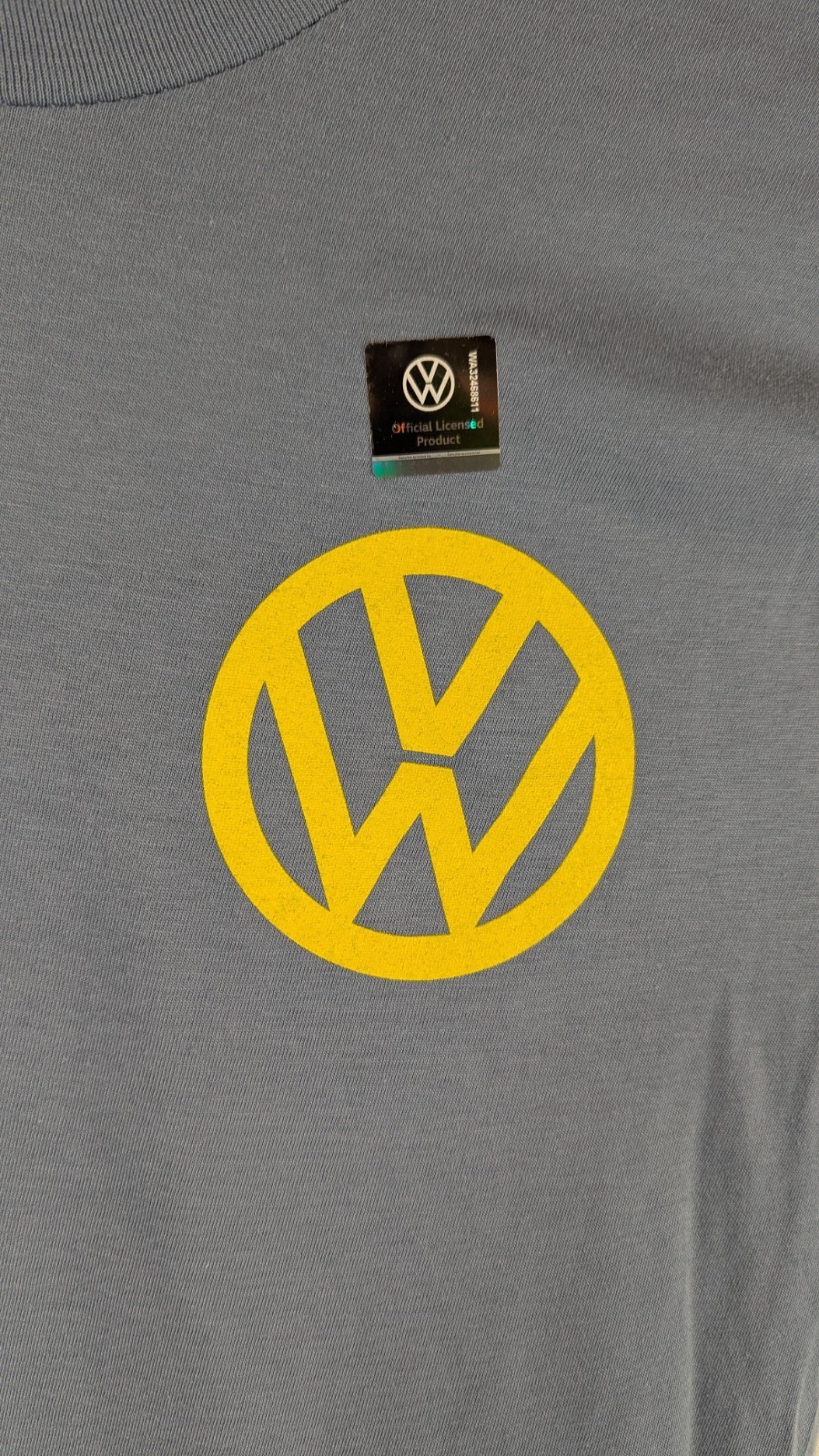 Volkswagen Bus Surfer T Shirt Mens Small Blue California Hippie Beach Bum VW gallery