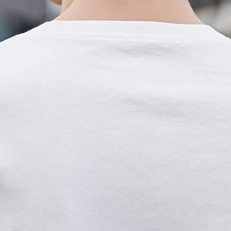 Universal Men's Polyester Fiber Plain Crew Neck Tee Short Sleeves T-Shirt M-3XL gallery