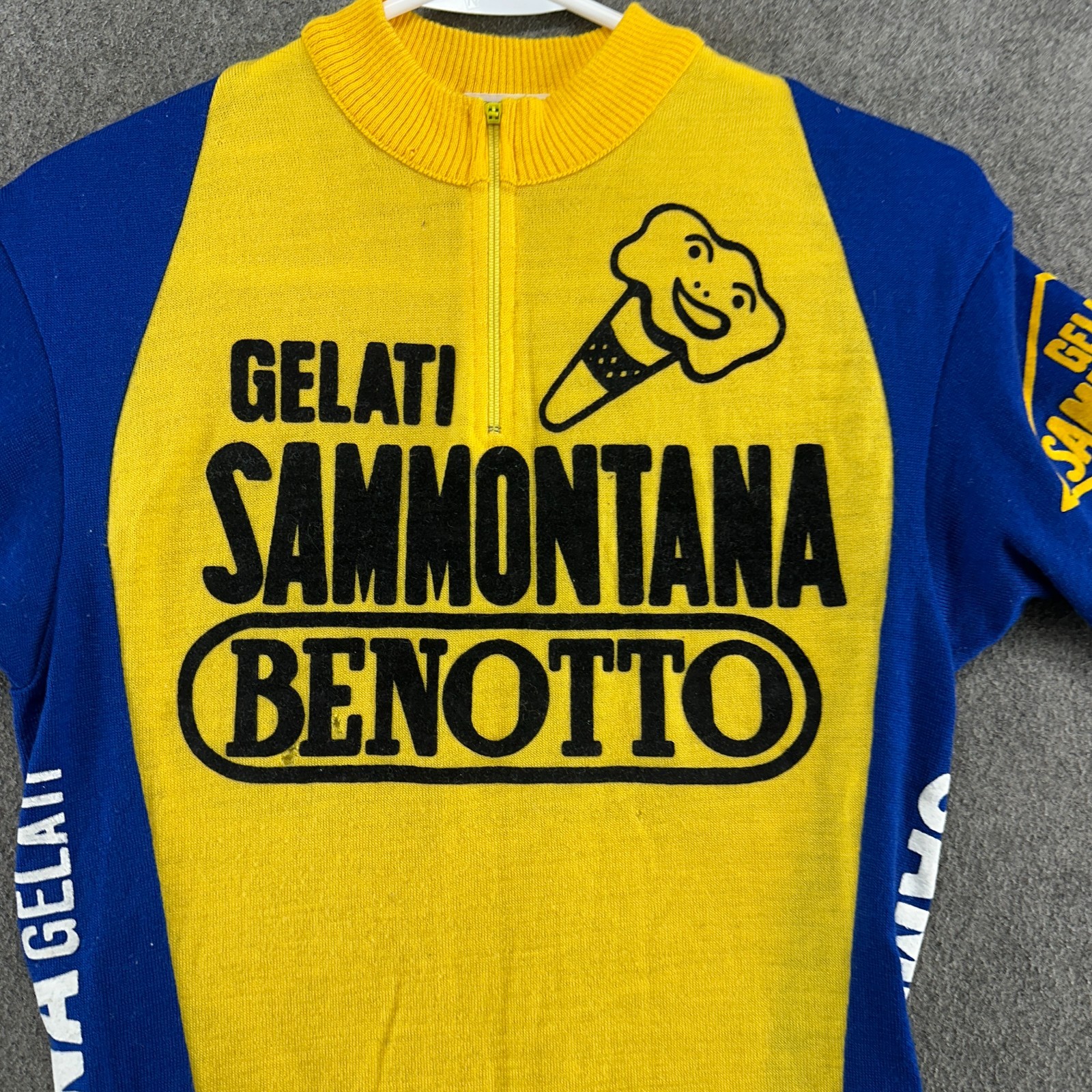 Pearl Izumi Cycling Shirt Men L Yellow Sammontana Benotto Road Bike Short Sleeve gallery
