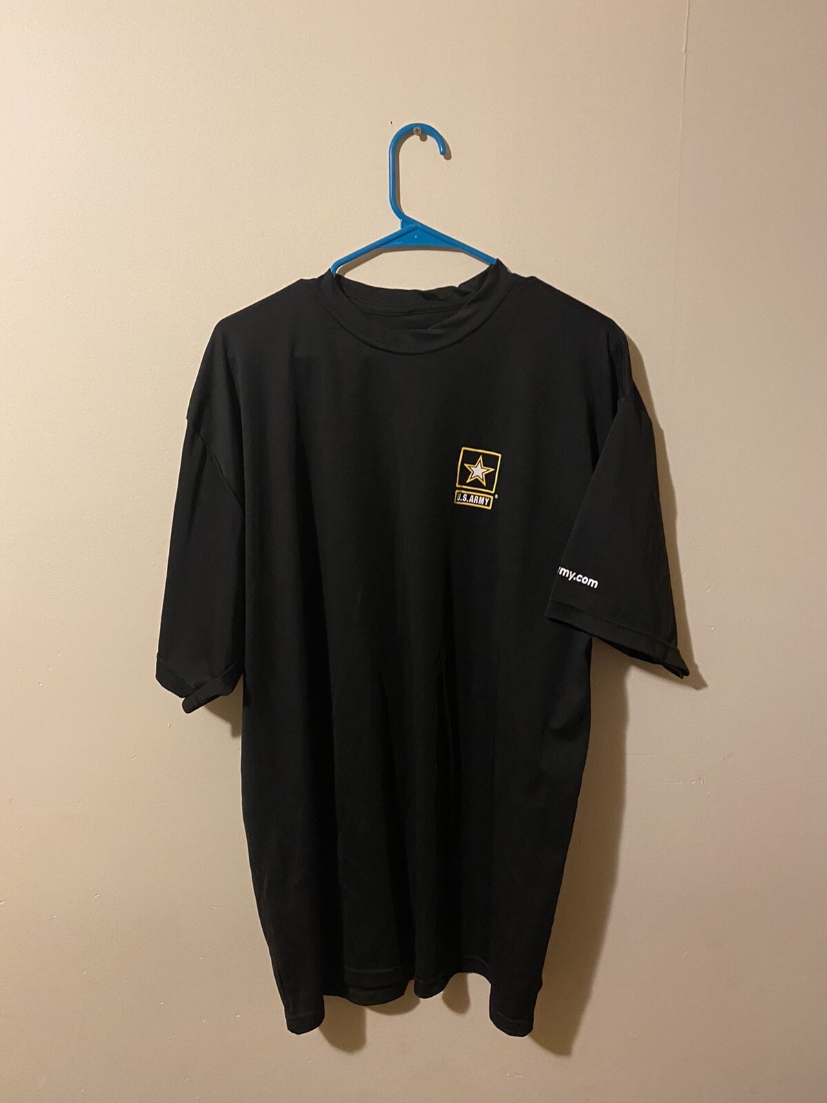 Go Army T Shirt Size XL Black Dri fit physical fitness ft knox