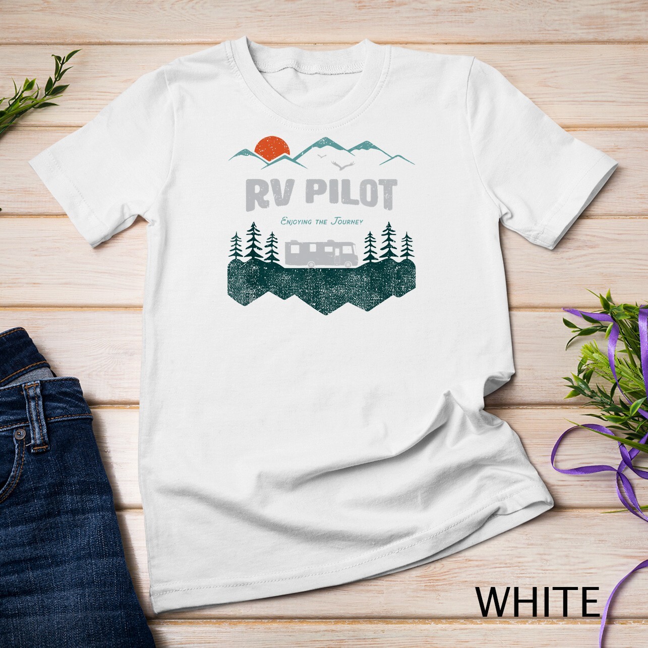RV Pilot Camping Shirt Motorhome Travel Vacation Gift Unisex T-shirt gallery