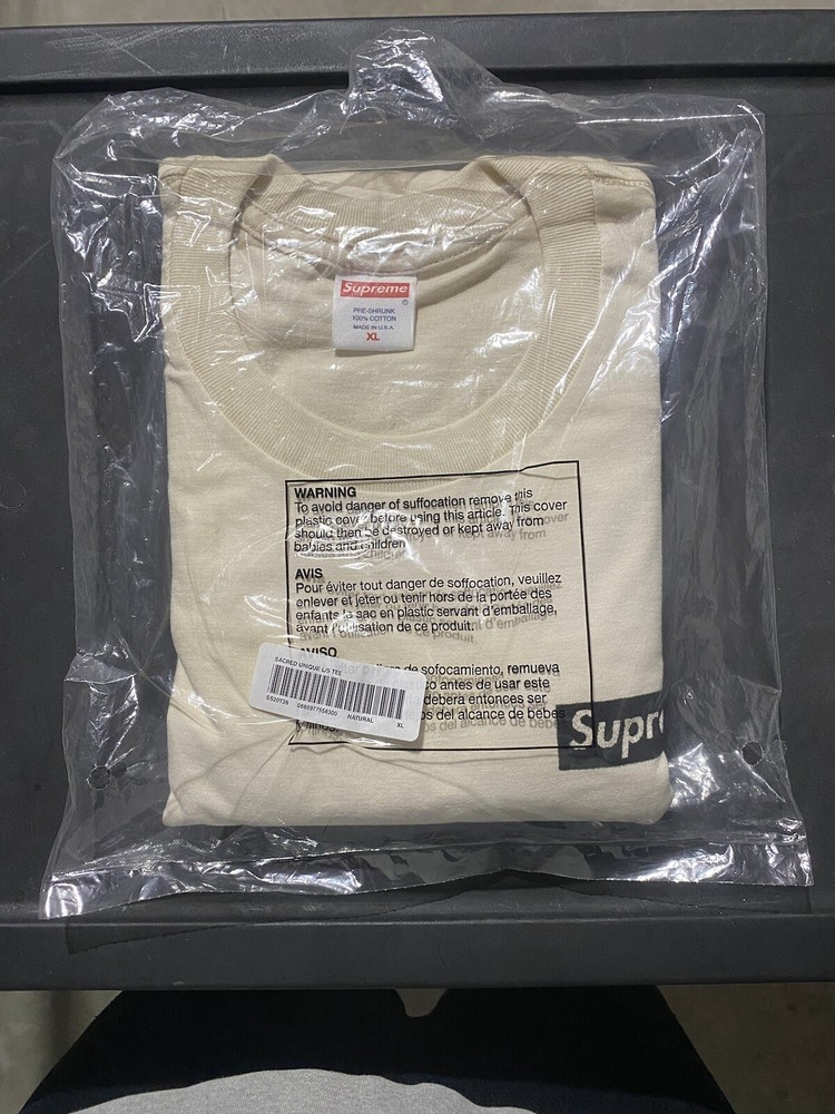 Supreme Sacred Unique L/S Tee Natural Size: XL