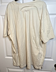 Duluth Trading Longtail T 2XL Relaxed Fit Ivory Angry Beaver Flag Graphic USA