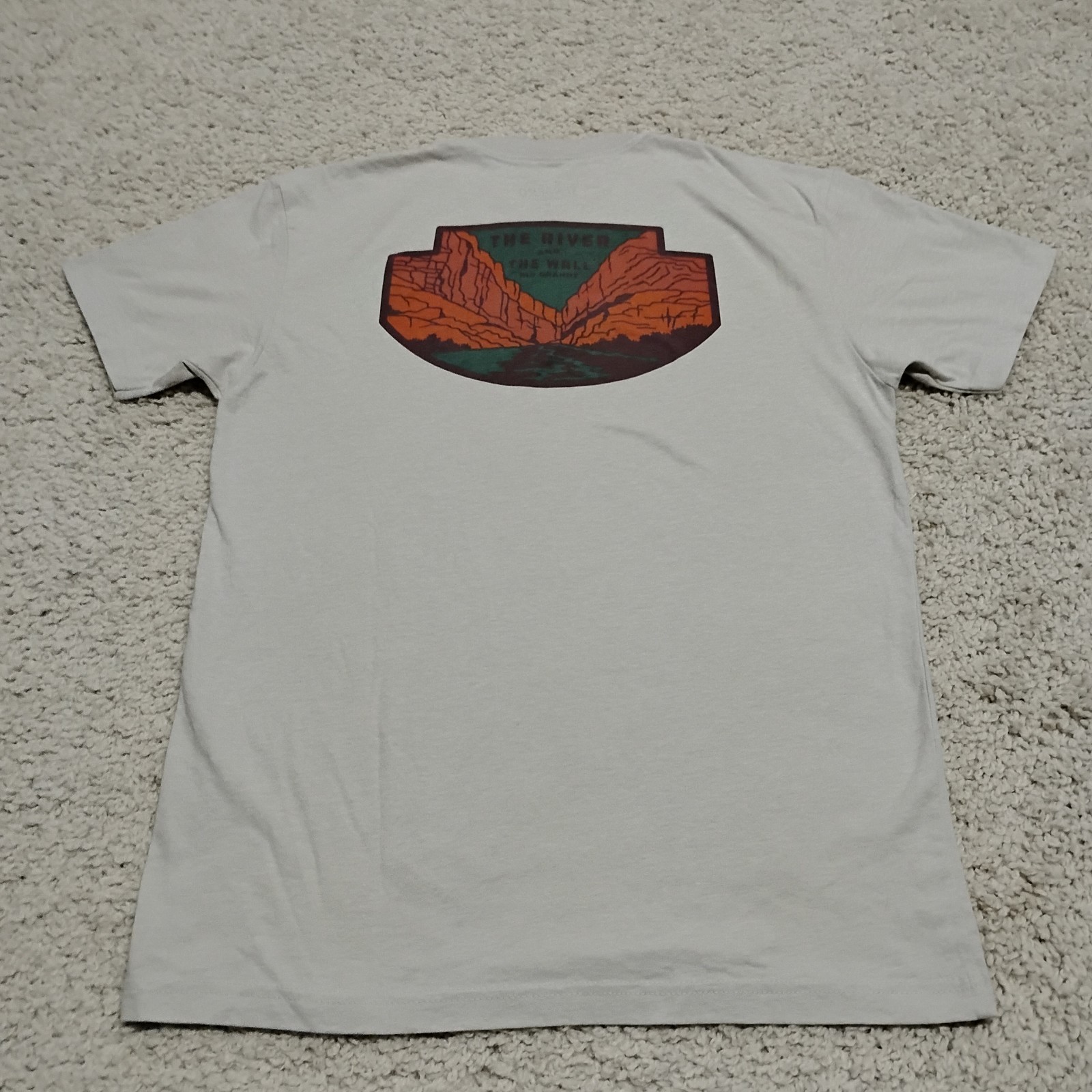 Sendero Provisions Co Shirt Mens M Beige Organic Cotton Western Rio Grand USA