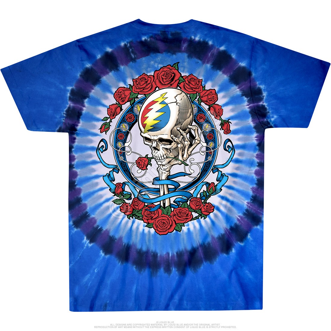 Grateful Dead Vintage Bertha Tie-Dye T-Shirt Liquid Blue gallery