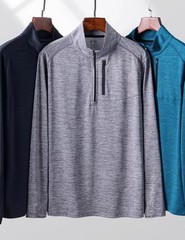 3-Pack Men’s Quarter-Zip Pullover – Lightweight Long Sleeve Athletic Jackets,…