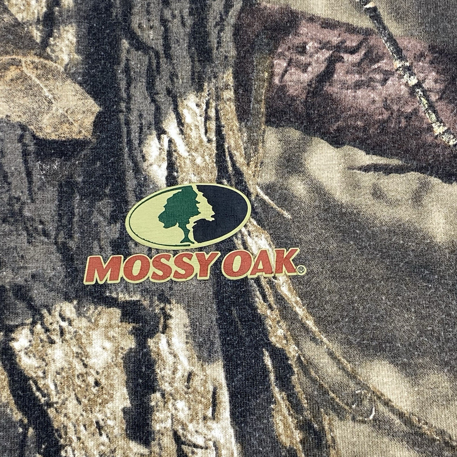 Mossy Oak TShirt Mens Large Break Up Country Camo Outdoor Hunting Distressed gallery