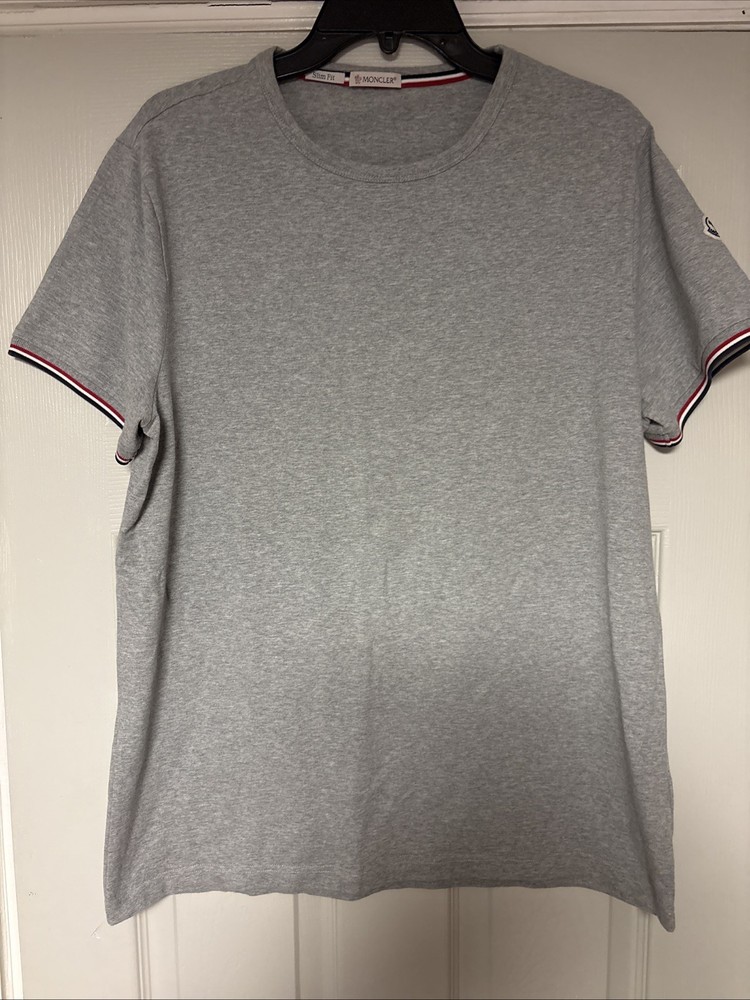 Men Moncler Shoulder Logo Slim Fit Size 2xl