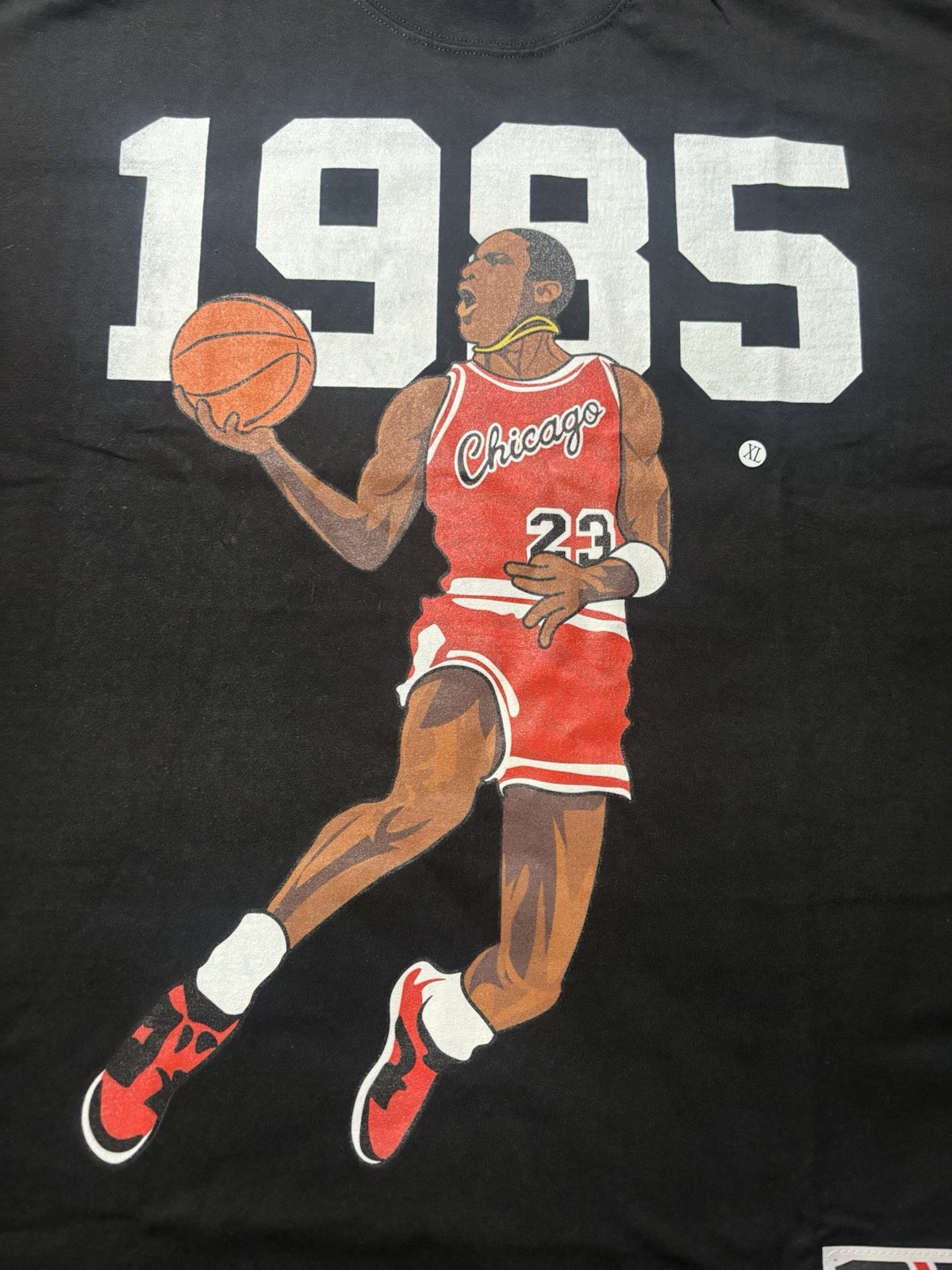 Old School Classics Rookie Michael Jordan Chicago Bulls Shirt Size XL Rare gallery