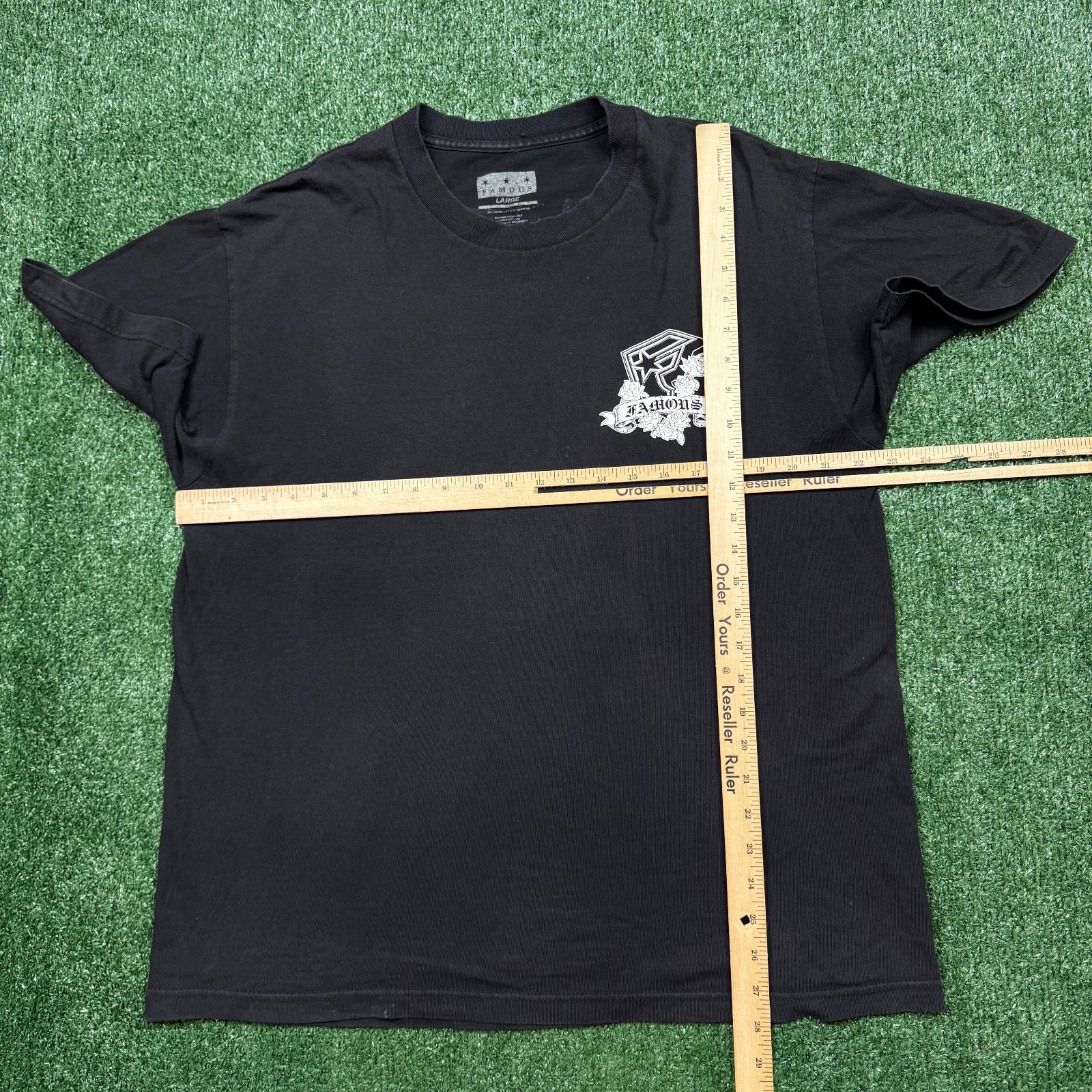 Famous Stars And Straps T Shirt Men's Size L Black Short Sleeve Streetwear Tee gallery
