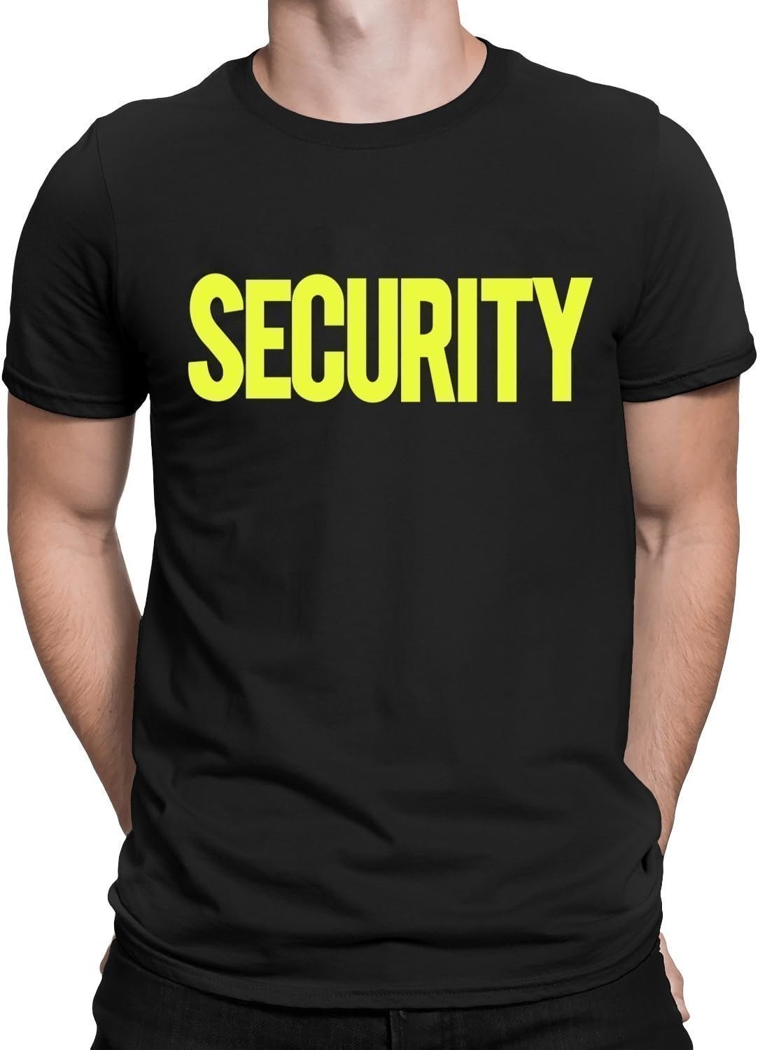 Security T-Shirt Front Back Print Men's Tee Staff Event Uniform Bouncer... gallery