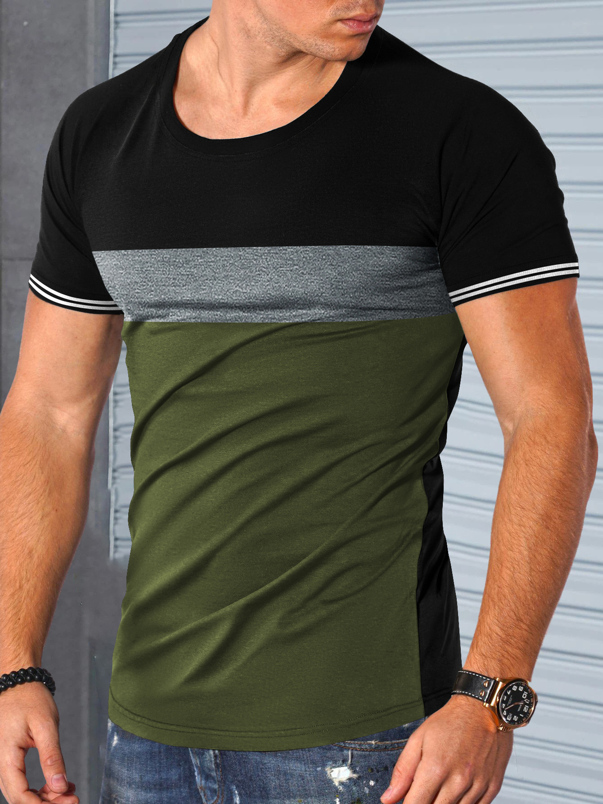 Men's Short Sleeve T-Shirt Classic Casual Slim Round Neck Shirts gallery