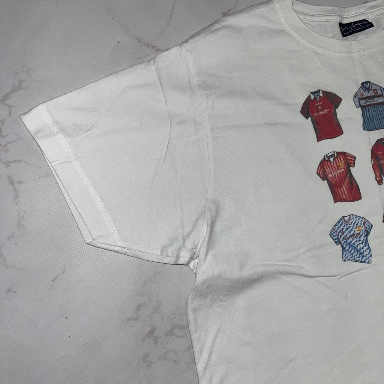 Vintage T-shirt Art Of Football Manchester rare Tee 90's gallery