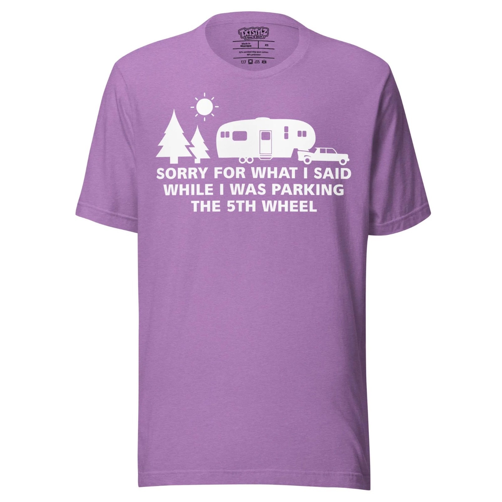 Funny 5th Wheel Parking RV Camper Shirt, Camping Tee, RV Owner Gift T-Shirt gallery