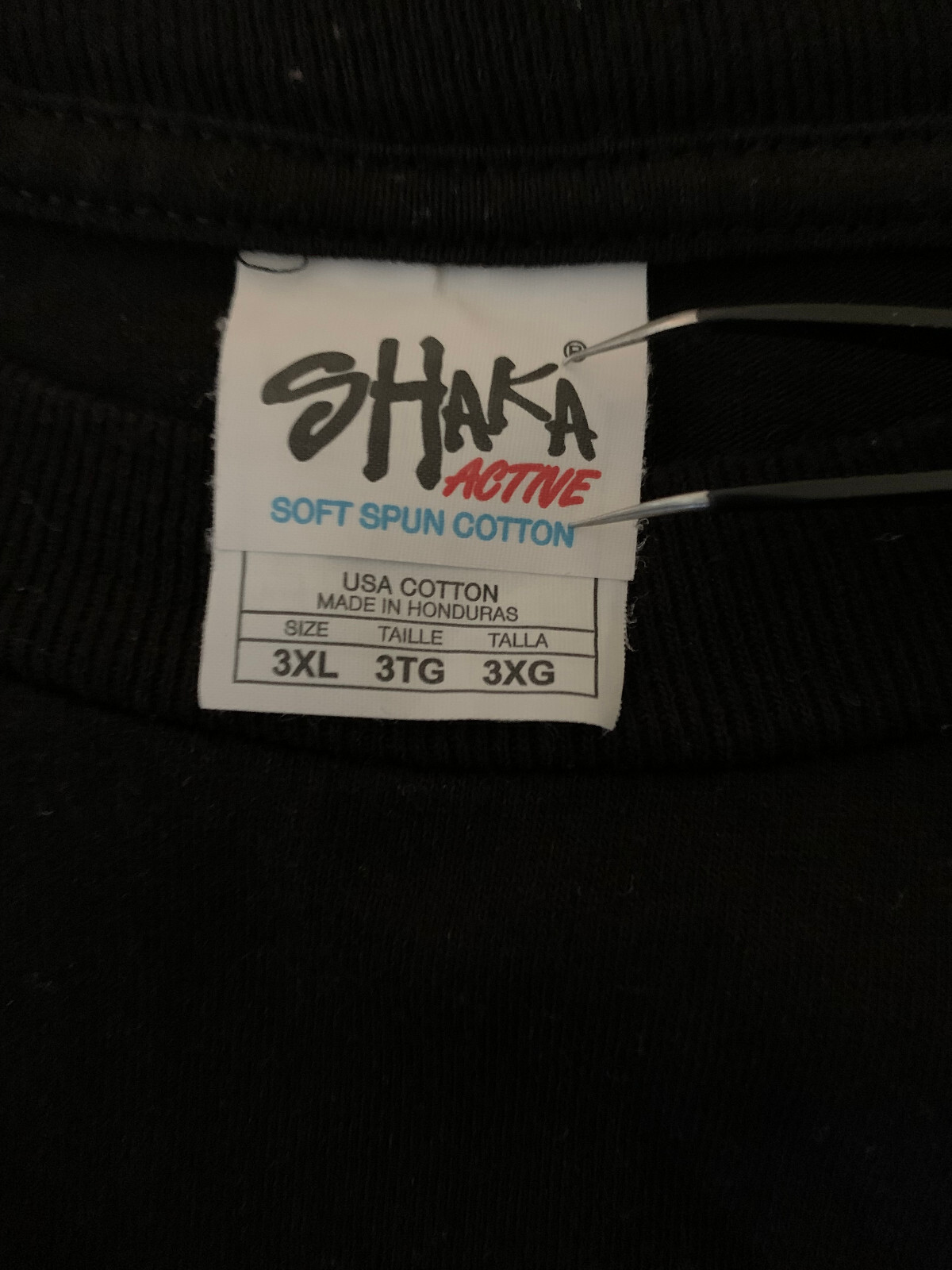 Shaka Active Soft Spun Cotton Short Sleeve T-Shirt,Men's Size 3XL,100% Cotton gallery
