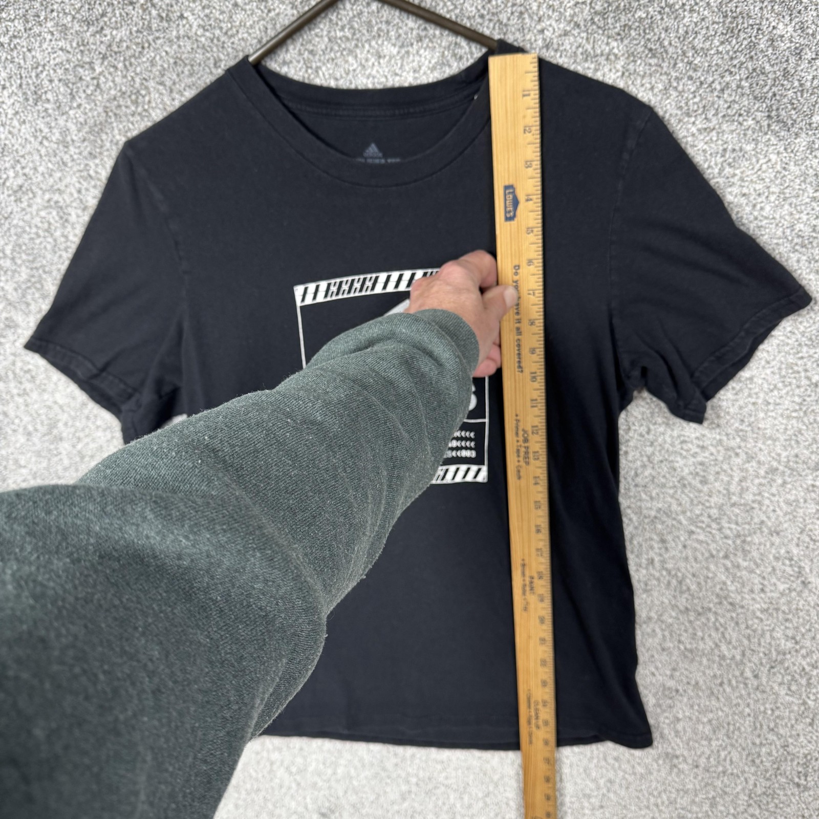 Adidas Shirt Sz S Amplifier Tee Athletic Japanese Lettering Techwear Streetwear gallery