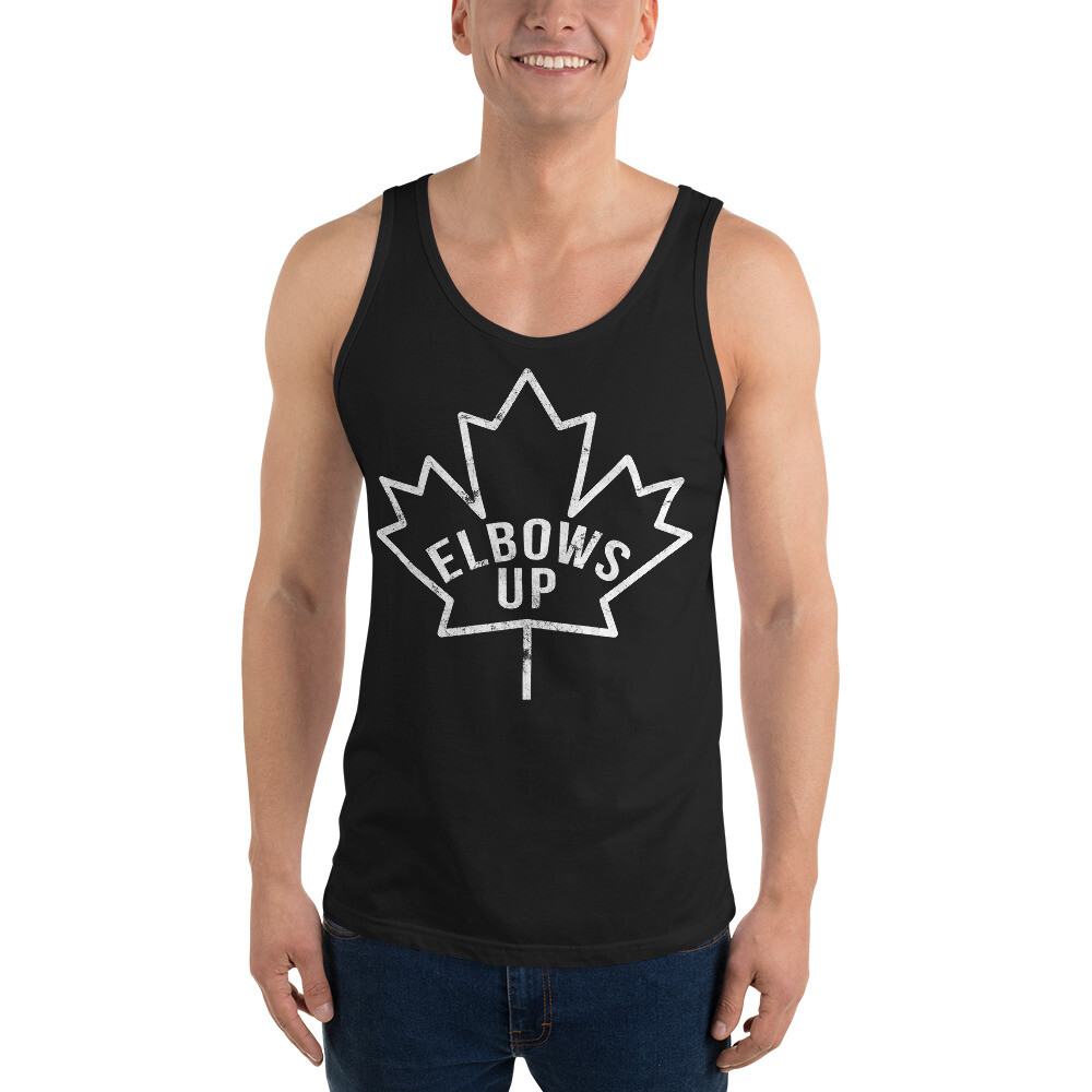 Canada Elbows Up Never 51 Tank Top, Canadian Pride Unisex Bella+Canvas Tank gallery