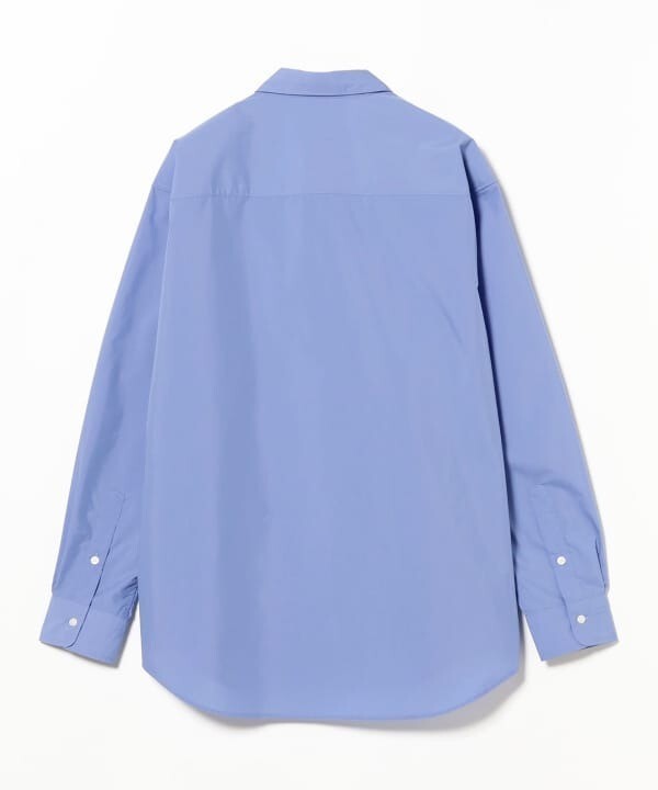 (ASK availability First) BEAMS polyester broadcloth regular collar shirt NEW gallery