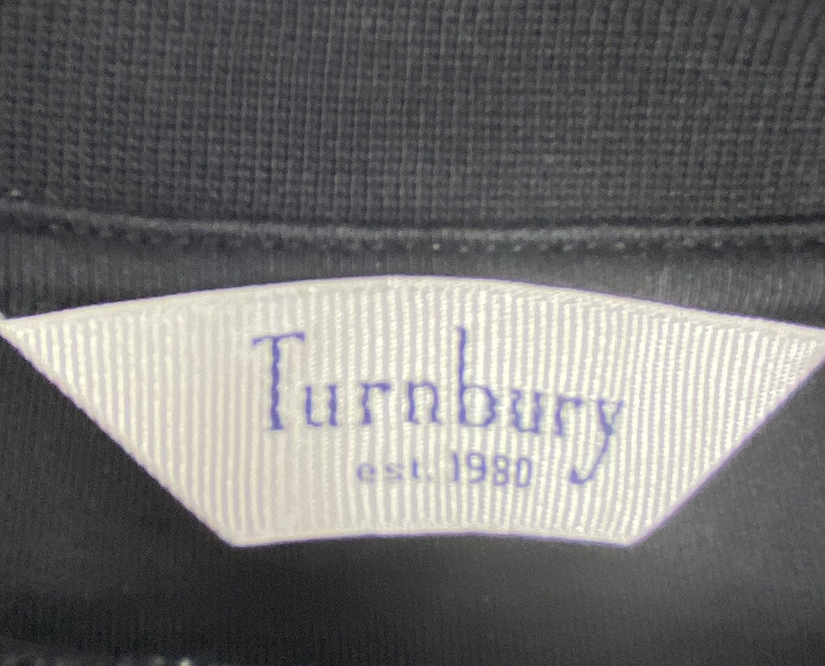 Turnbury Mens Size M Black Shirt Long Sleeve Mock High Neck Casual gallery