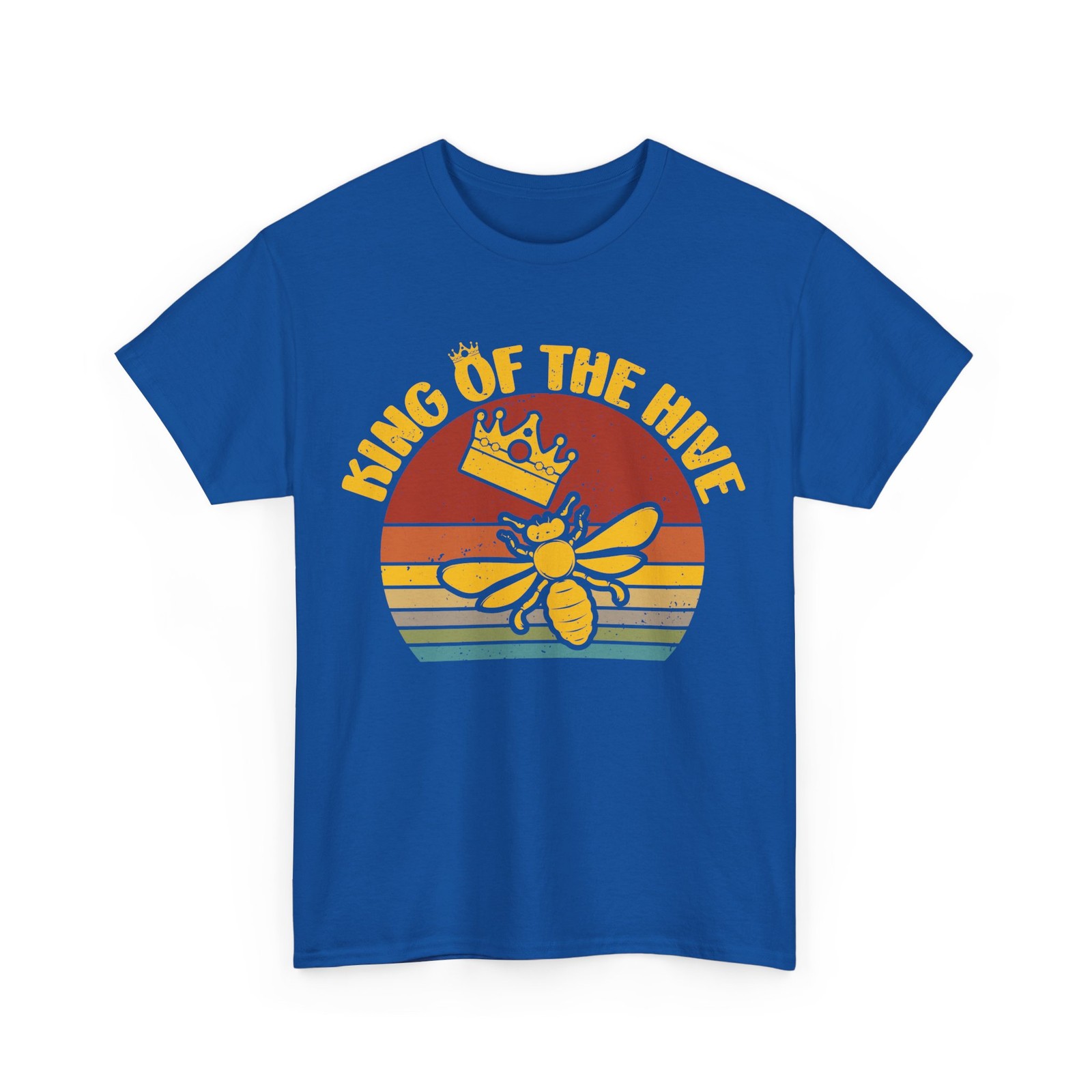 Beekeeping King Of The Hive Beekeeper Apiarist Men Dad T-Shirt