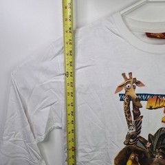 Dreamworks Men’s Classic Madagascar 2 Ocean Park Hong Kong Cotton White Sz XL