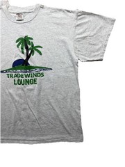 Vintage Tradewinds Lounge Gray Oneida Graphic T Shirt Men’s XL