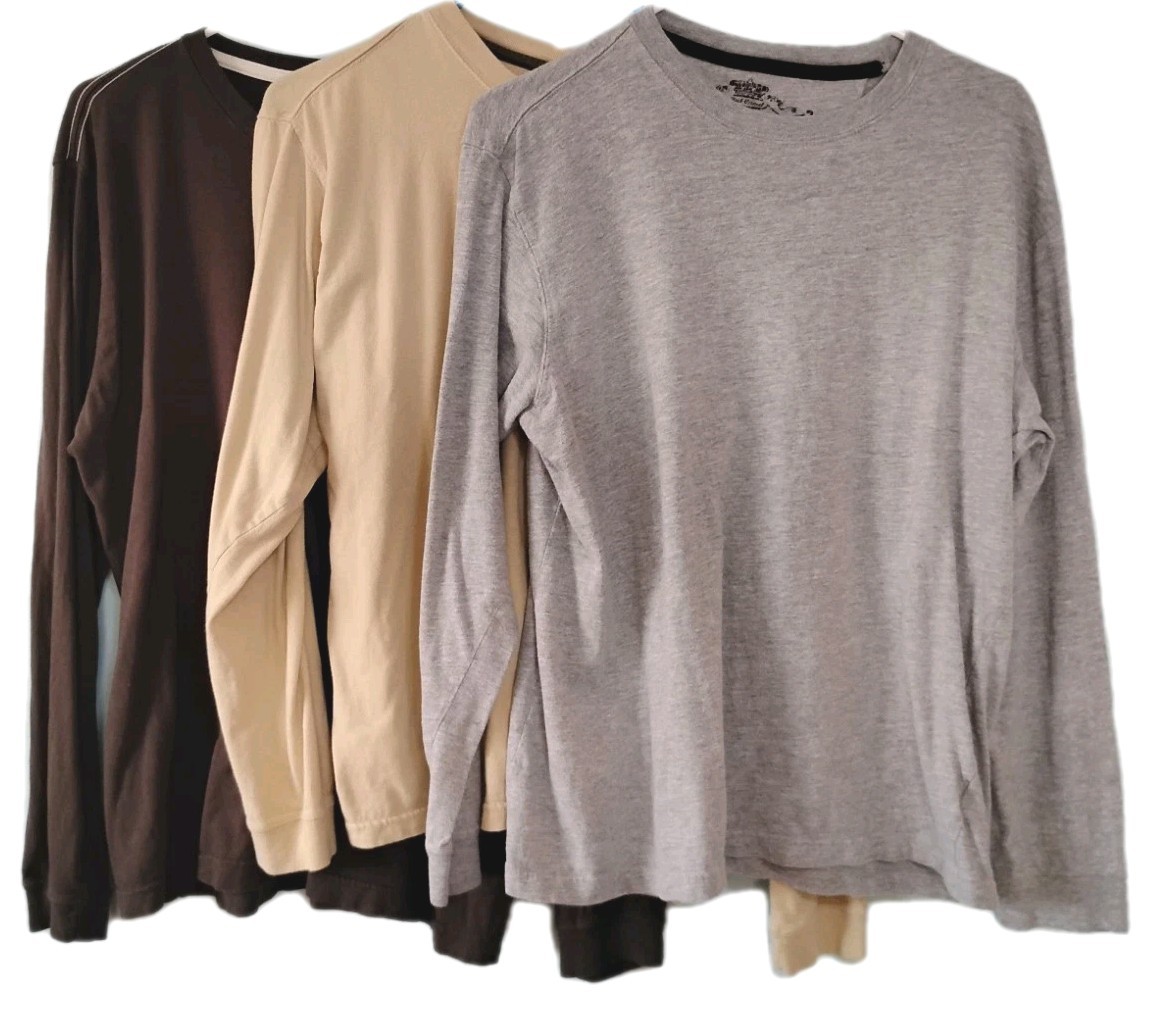 Lot Of 3 Vintage Red Camel Long Sleeve T -Shirts Y2k Retro