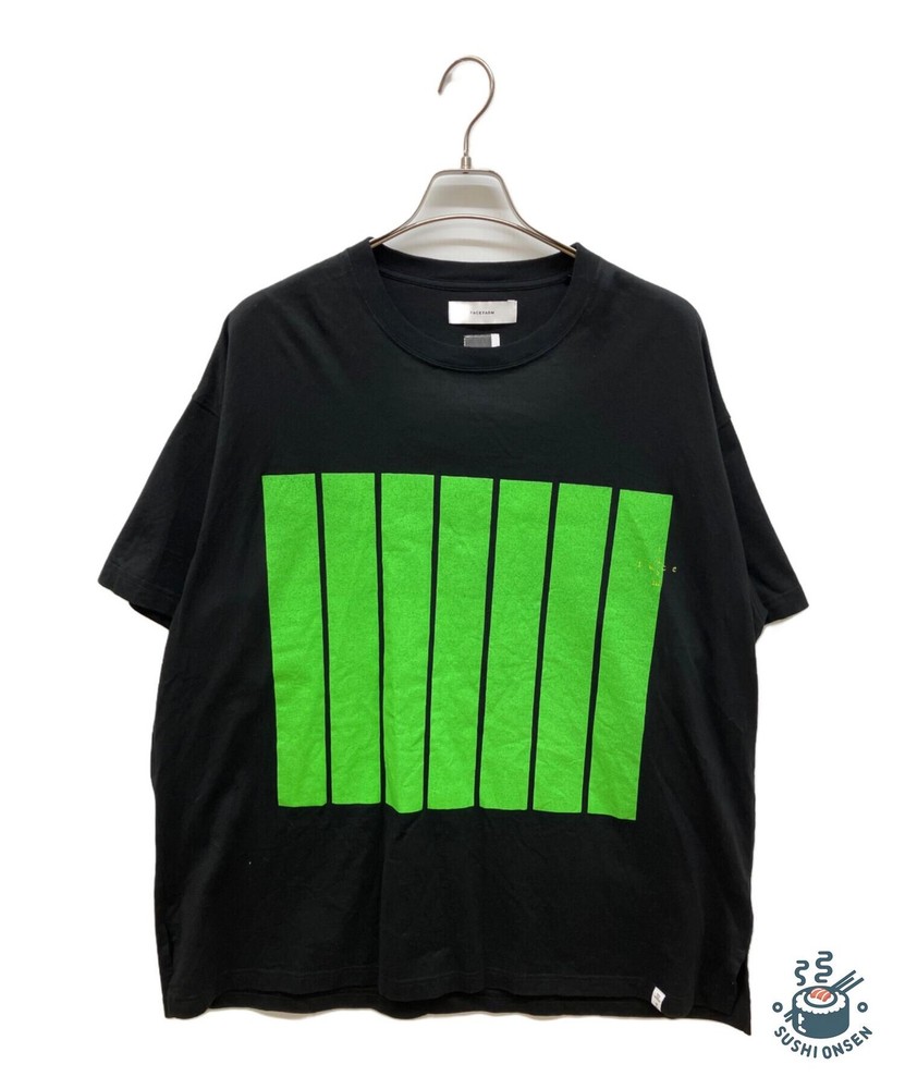 FACETASM 7BARS BIG TEE Size: 5 Black Men NAT-TEE-U03
