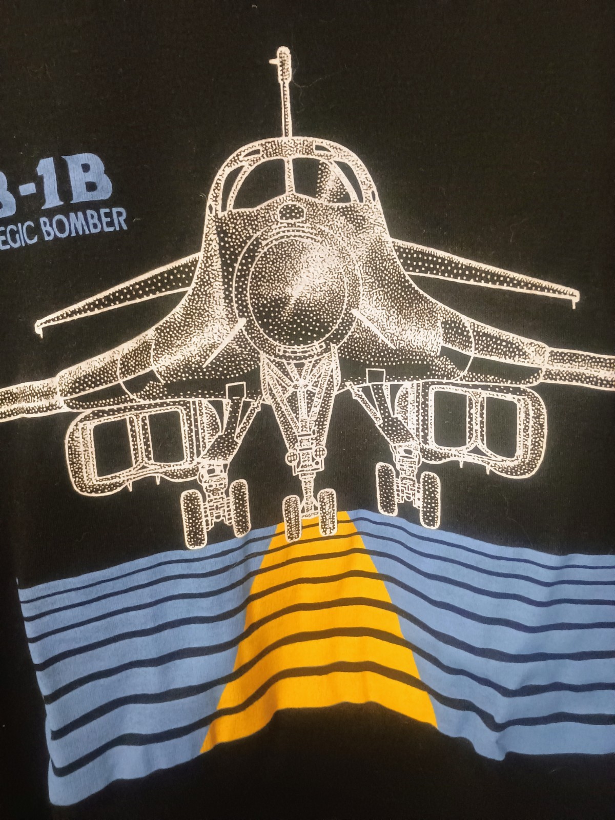 Vintage Rockwell B-1B Lancer Strategic Bomber T-Shirt Mens *SEE MEASUREMENTS* gallery
