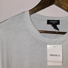 Forever 21 Men’s Never Ending Party Pocket T-Shirt Small Pale Aqua NWT