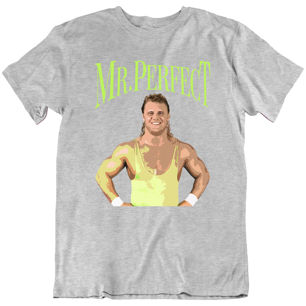 Wrestling Legend Mr. Perfect Martial Art Wrestler T Shirt Tee Shirts Gift New gallery