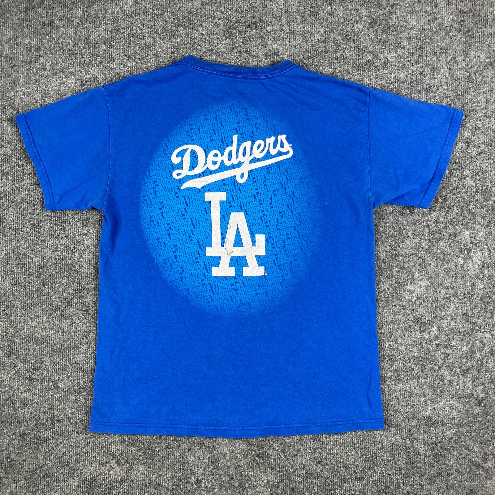MLB Dodgers T-Shirt Mens Size S Blue Baseball Genuine Graphic Tee gallery